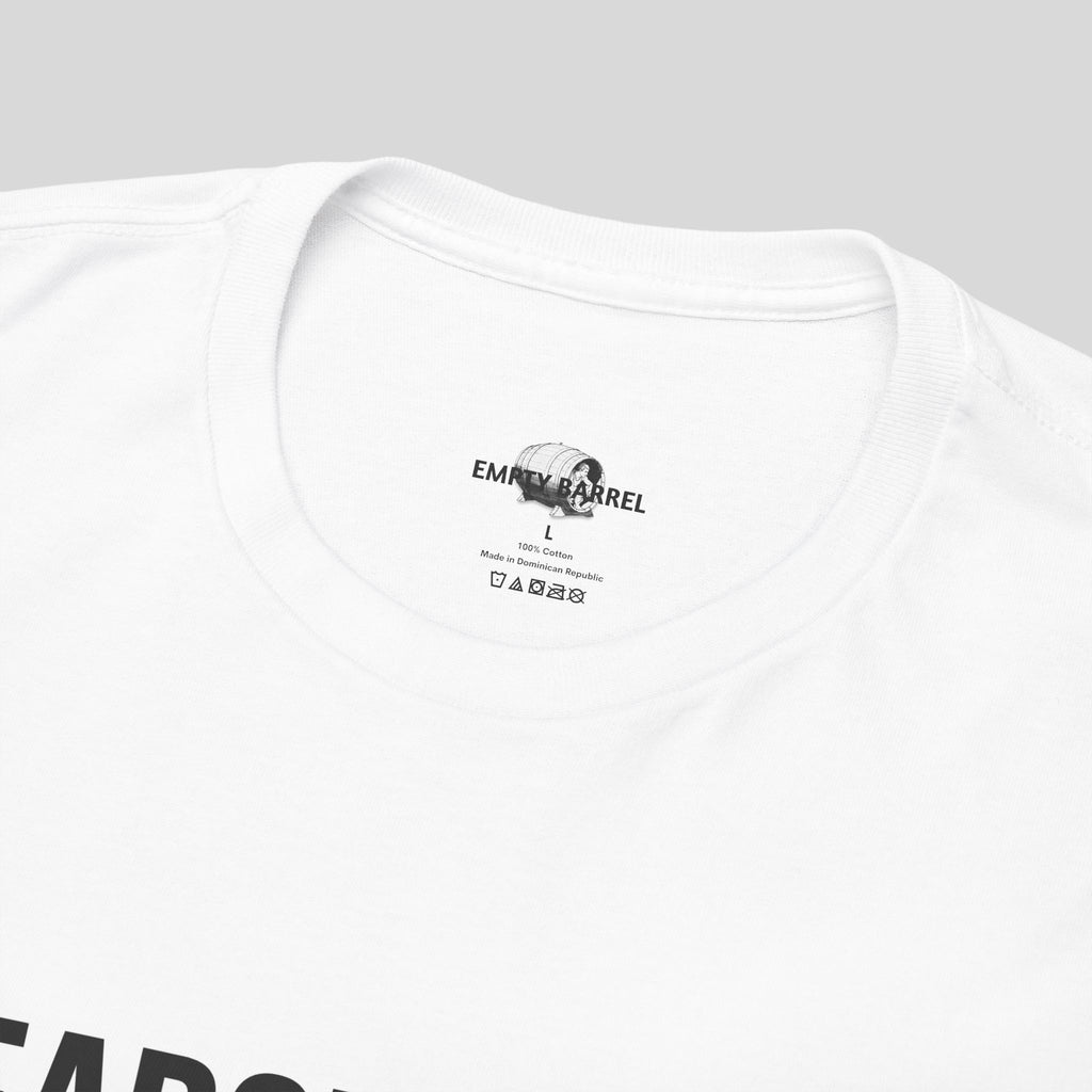 Druck-Print T-Shirt von Printify mit "SEARCH INSIDE" Design, bequemes Baumwoll-Shirt in klassischen Farben, frontal sichtbar