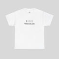 Modern Life 1 Star T-Shirt von Printify, schwarzes T-Shirt mit weißem 1 Star Design, bequemes Baumwollmaterial